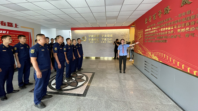 格爾木消防救援支隊抓實黨史學習教育“選修課”