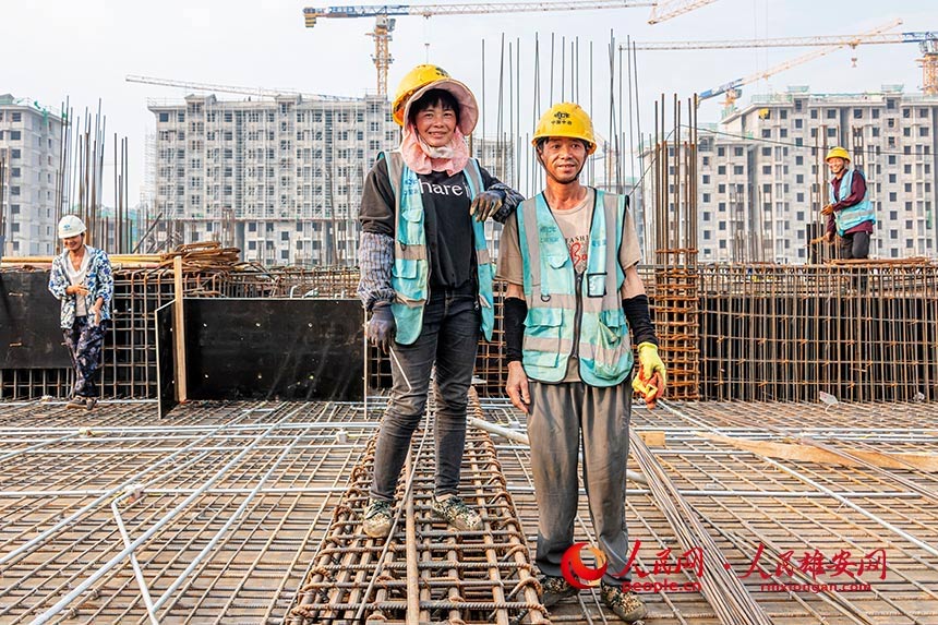 來(lái)自云南的段該發(fā)、萬(wàn)開(kāi)美夫婦。