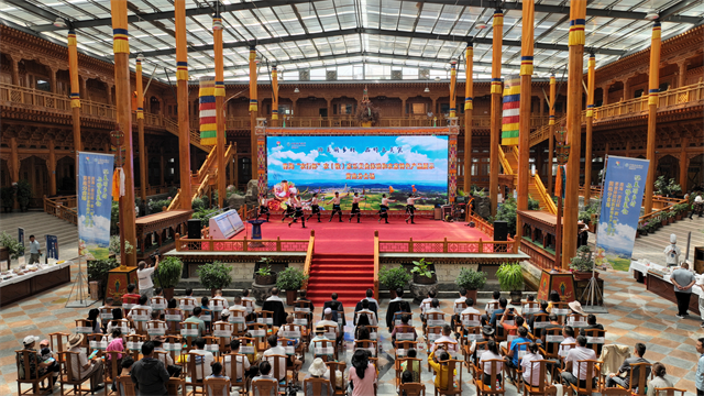 活動(dòng)現(xiàn)場(chǎng)。黃南藏族自治州文體廣電旅游局供圖