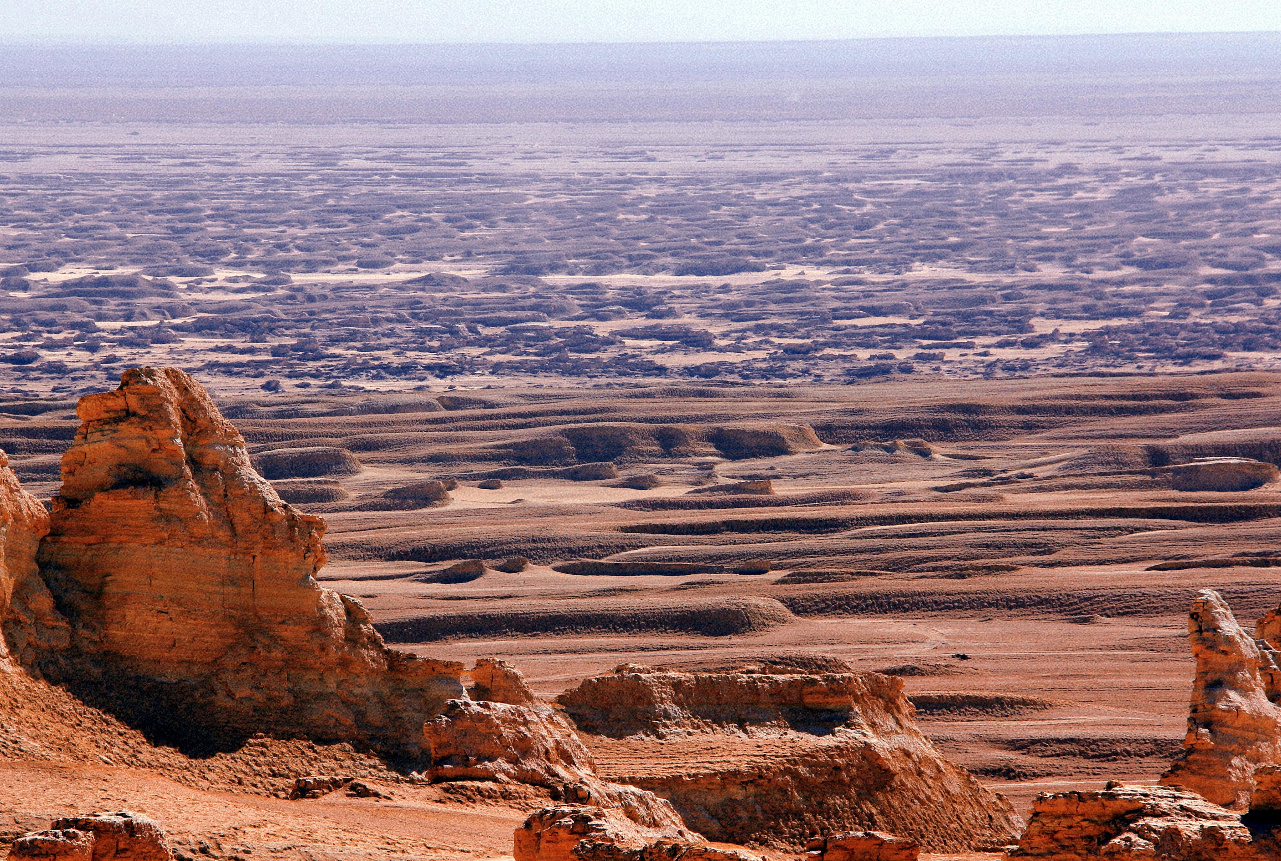 俄博梁景觀。馬磊攝