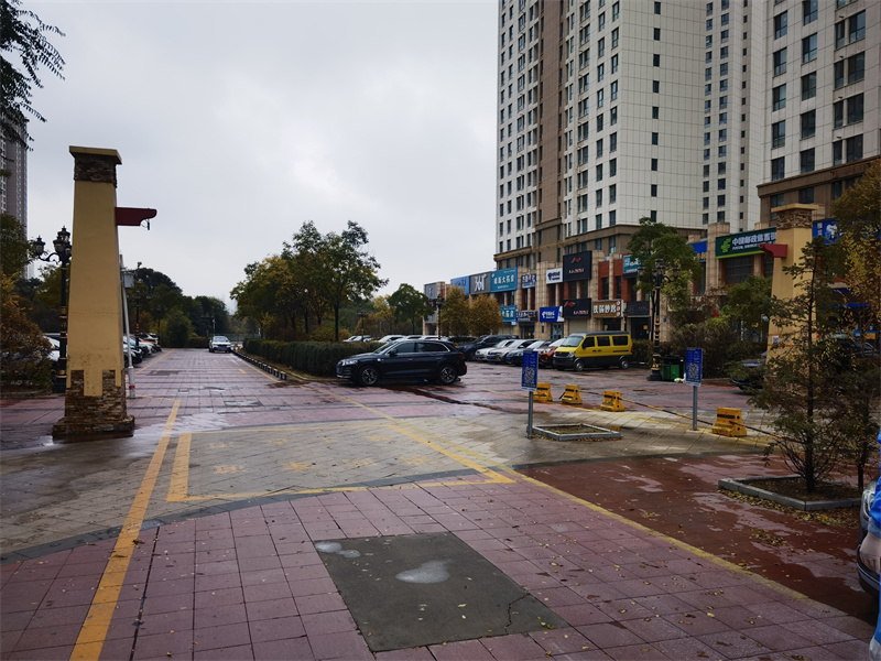 10月29日，西寧市城北區(qū)幸福社區(qū)盛世華城小區(qū)內(nèi)部。人民網(wǎng) 白波攝