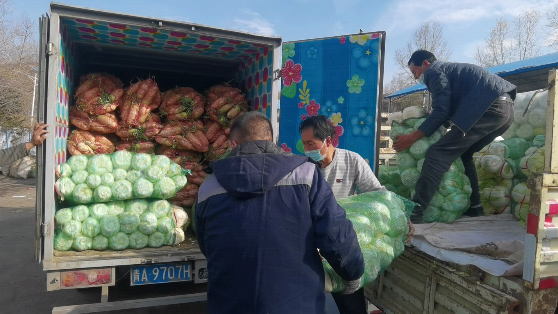 湟中區(qū)蔬菜代銷現(xiàn)場(chǎng)。湟中區(qū)委宣傳部供圖