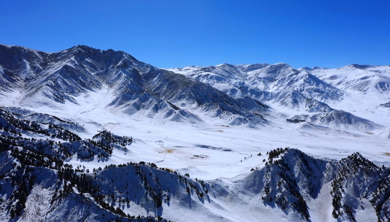 雪山銀裝素裹美如畫。莫佳寅 先宮攝