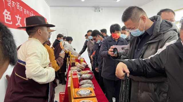 觀摩交流會(huì)現(xiàn)場(chǎng)。甘德縣委宣傳部供圖