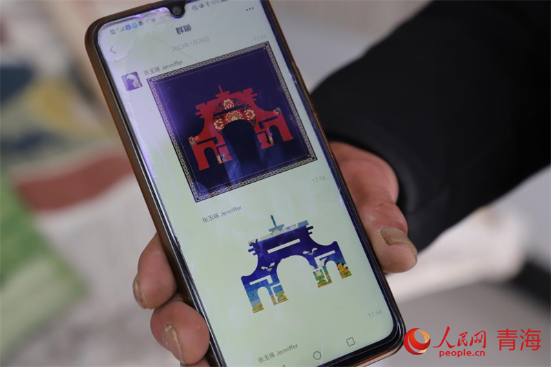 清華大學(xué)定制圖案。人民網(wǎng) 況玉攝