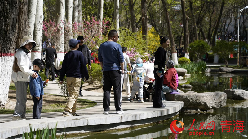 人民公園熱鬧非凡。人民網(wǎng) 況玉攝