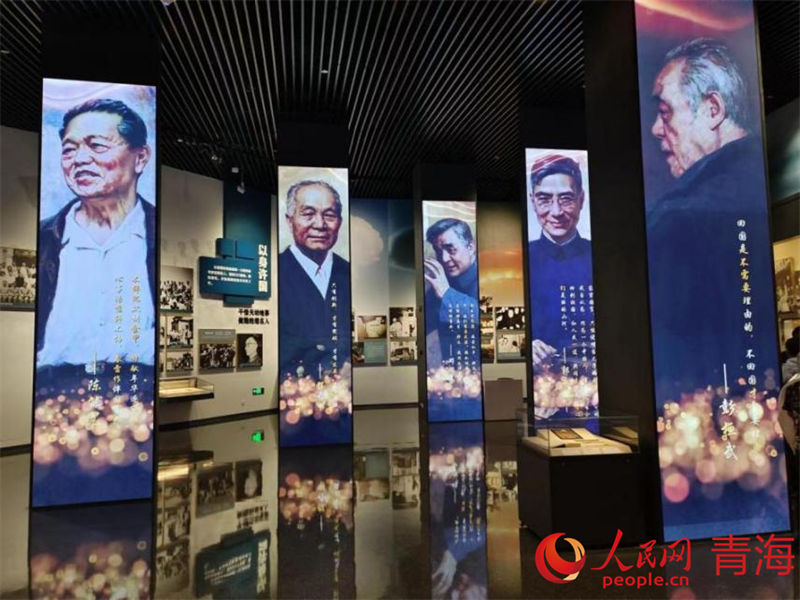 原子城紀(jì)念館內(nèi)一角。人民網(wǎng)記者 張莉萍攝