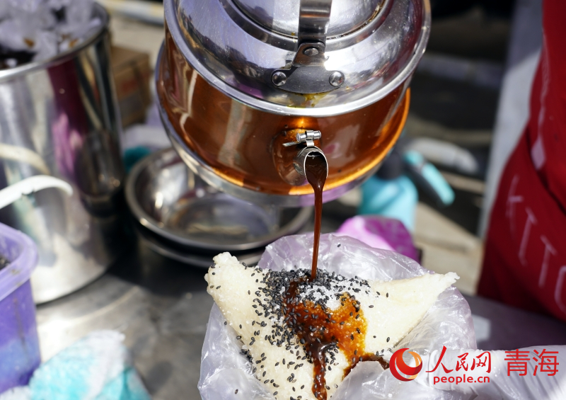 特色粽子。人民網(wǎng) 況玉攝