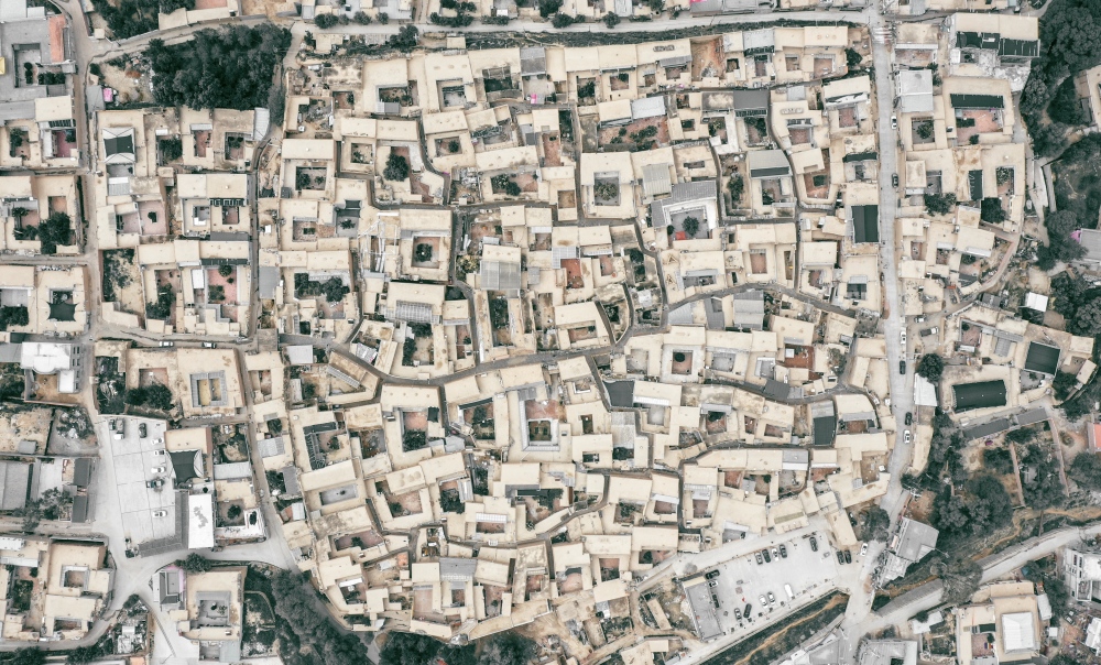 航拍郭麻日古堡。喬丹攝