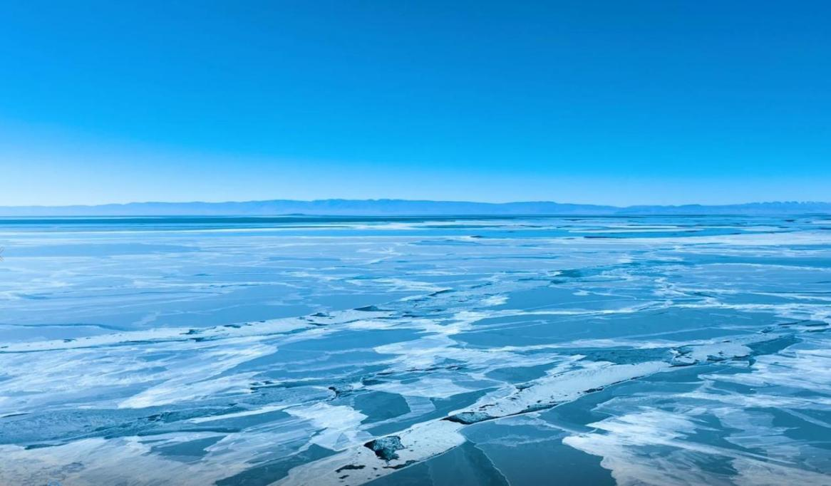 冬日青海湖。當智攝