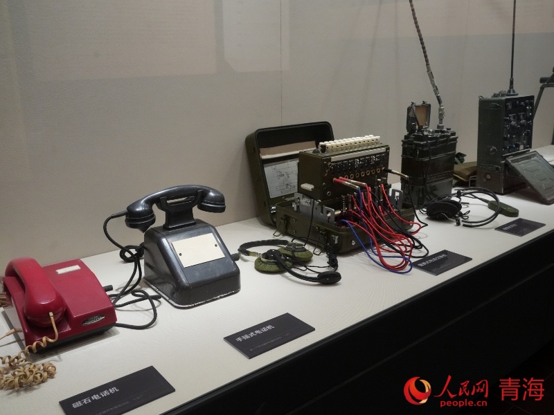 原子城紀(jì)念館內(nèi)文物。人民網(wǎng)記者 張力洋攝