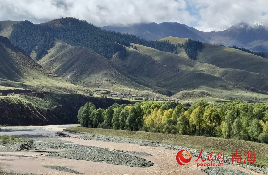 祁連秋色。人民網(wǎng)記者 甘海瓊攝