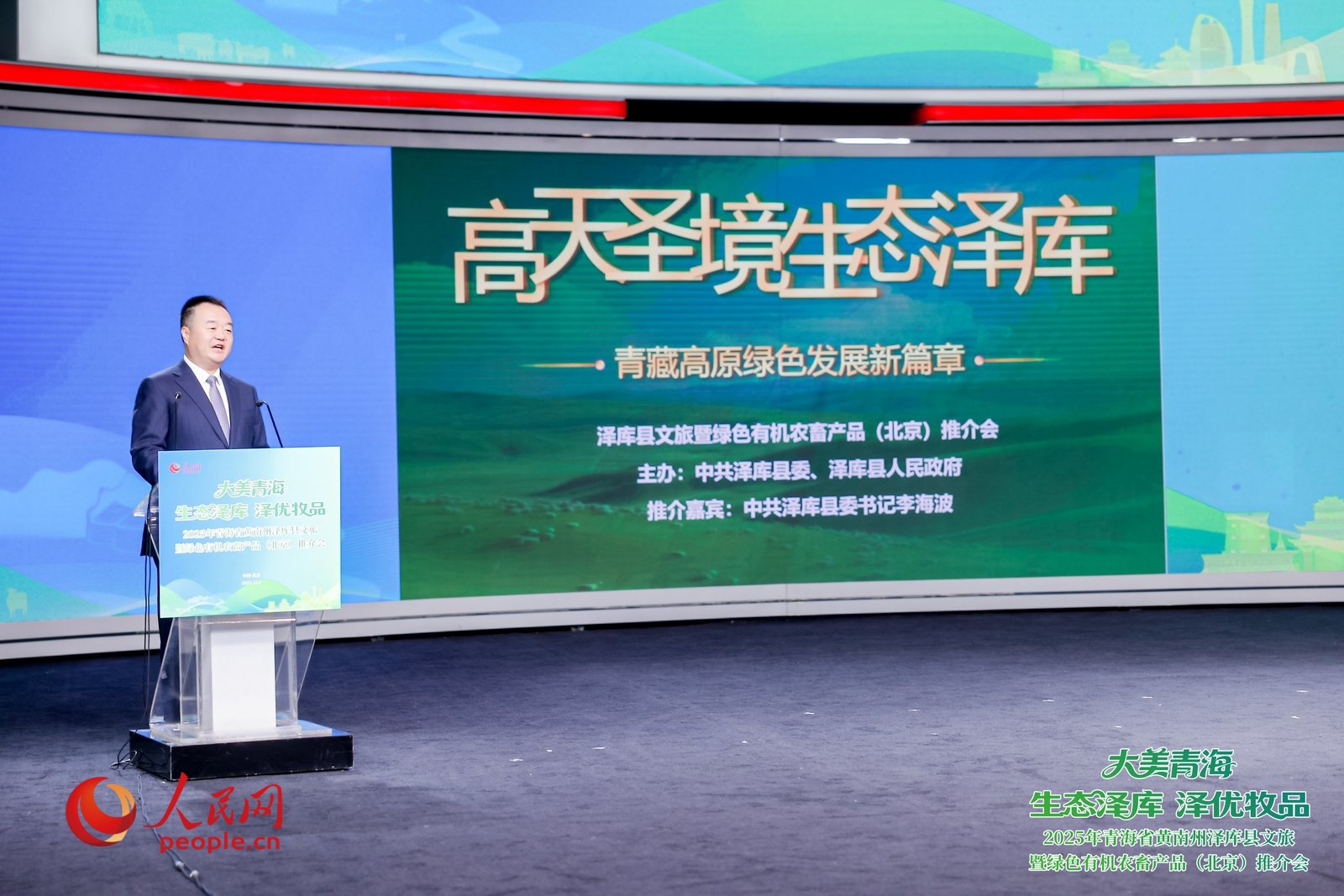 李海波主旨推介。人民網(wǎng)記者 甘海瓊攝